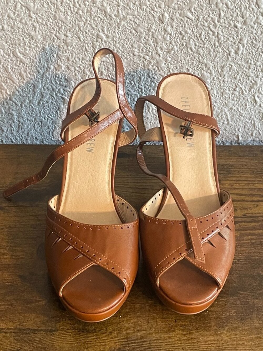 Chelsea Crew Brown Leather Sandals – Size 40 (Minimal Wear)